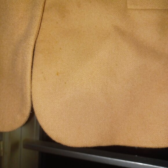Chaus Women's Suit Jacket 80% Wool 11/12 Tan - Picture 4 of 5